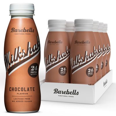 Barebells Protein Shake  24g High Protein Milkshake, Lactose-Free, Ready to Drink, Low Carb  8x330ml (Chocolate Flavour)
