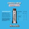 Barebells Protein Bars - 12 Count, 20g High Protein Treats  Sugar Free Chocolate Nutrition Bar, Low Carb  On The Go Breakfast or Post-Workout Snack (Cookies & Cream) view 4