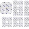20 Electrodes Compatible with COMPEX - TENS EMS Pads Easy snap 5x5cm - Button Connection 3.75mm - axion Brand Quality view 1
