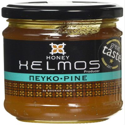 Helmos Greek Pine Honey 250g  Pure Natural Forest Honey from Greece