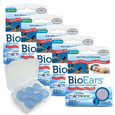 Bio Ears Soft Silicone Earplugs Multi Pack (5 Pack (15 Pairs))