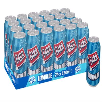 Barr Lemonade Cans, 24 x 330 ml