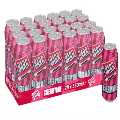 Barr Cherryade Cans, 24 x 330 ml