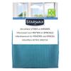 STARWAX - Microfibre for windows and mirrors - X4 - honeycomb technology captures dirt and micro-droplets - non-scratchy - French design - polyester and polyamide -format 32x36 cm view 1