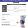 Elastic Knee Support Compression Sleeve, with Flexible Stays, Large view 2