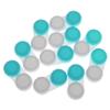 10PCS Contact Lens Soaking Storage Case with L and R Caps (Blue) view 1