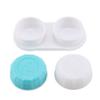 10PCS Contact Lens Soaking Storage Case with L and R Caps (Blue) view 3