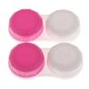 10PCS Contact Lens Soaking Storage Case with L and R Caps (Red) view 2