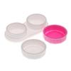 10PCS Contact Lens Soaking Storage Case with L and R Caps (Red) view 3