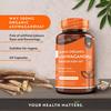 Nutravita Organic Ashwagandha KSM-66 with 5% Withanolides - Vegan Friendly with The Highest Concentration Most Bioavailable Full-Spectrum Root Powder for Immune Support - Made in The UK view 2
