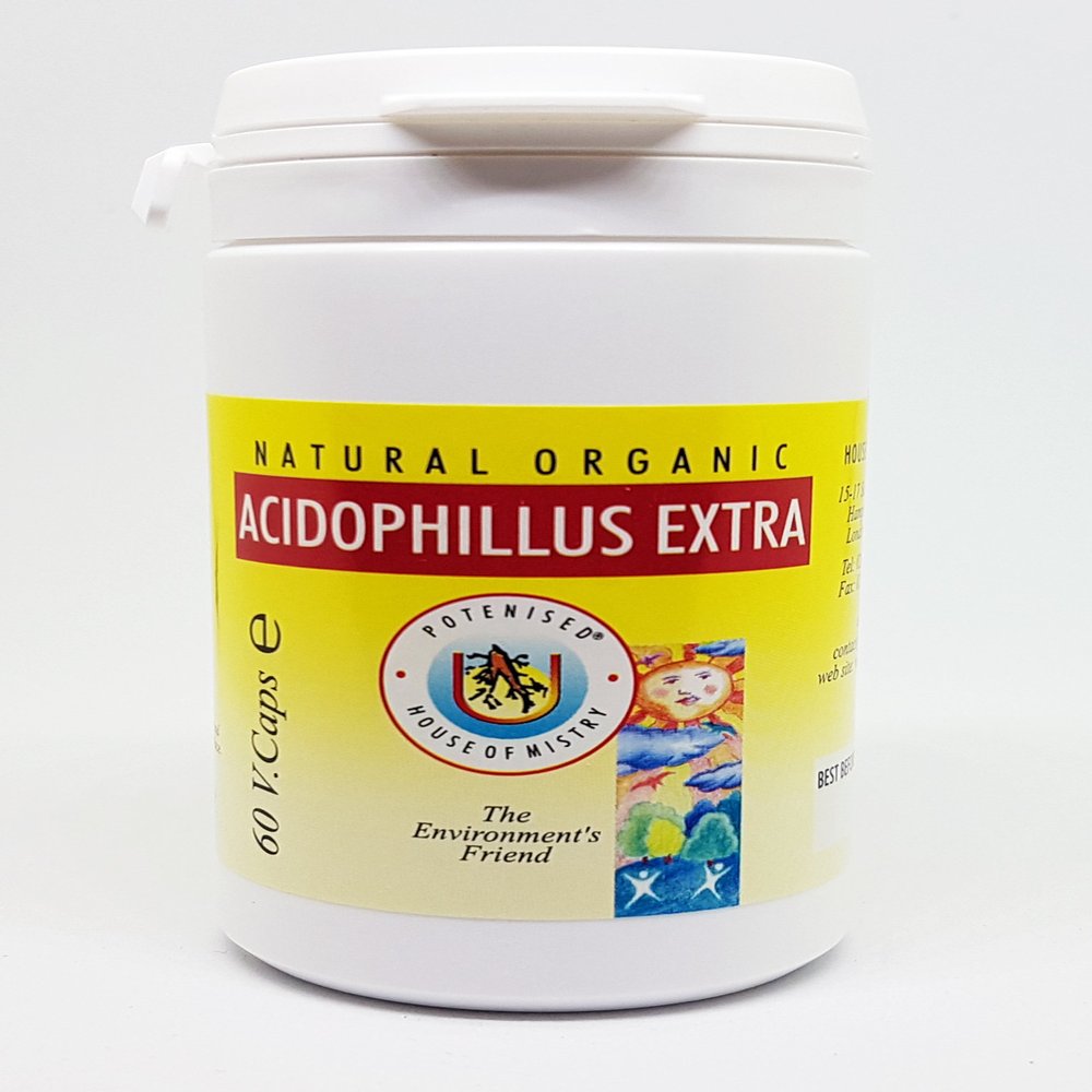 Mistry's Acidophilus Extra, 60 Capsules - Treatment for Chronic Conditions - Probiotic - Additive Free, Vegetarian