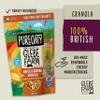 Glebe Farm Gluten Free PureOaty Maple & Banana Oat Granola 6PK, Healthy Wholegrain Oats To Help Lower Cholesterol, 100% British Oats, Vegan & High In Fibre, Delicious Granola Cereal, 6x 325g view 3