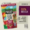 Glebe Farm Gluten Free PureOaty Strawberry Oat Granola 6PK, Healthy Wholegrain Oats To Help Lower Cholesterol, 100% British Oats, Vegan & High In Fibre, Delicious Granola Cereal, 6x 325g view 3