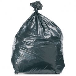 Heavy Duty Black Refuse Sacks Large 147cm x 99cm for 80L Bin (Pack of 50)