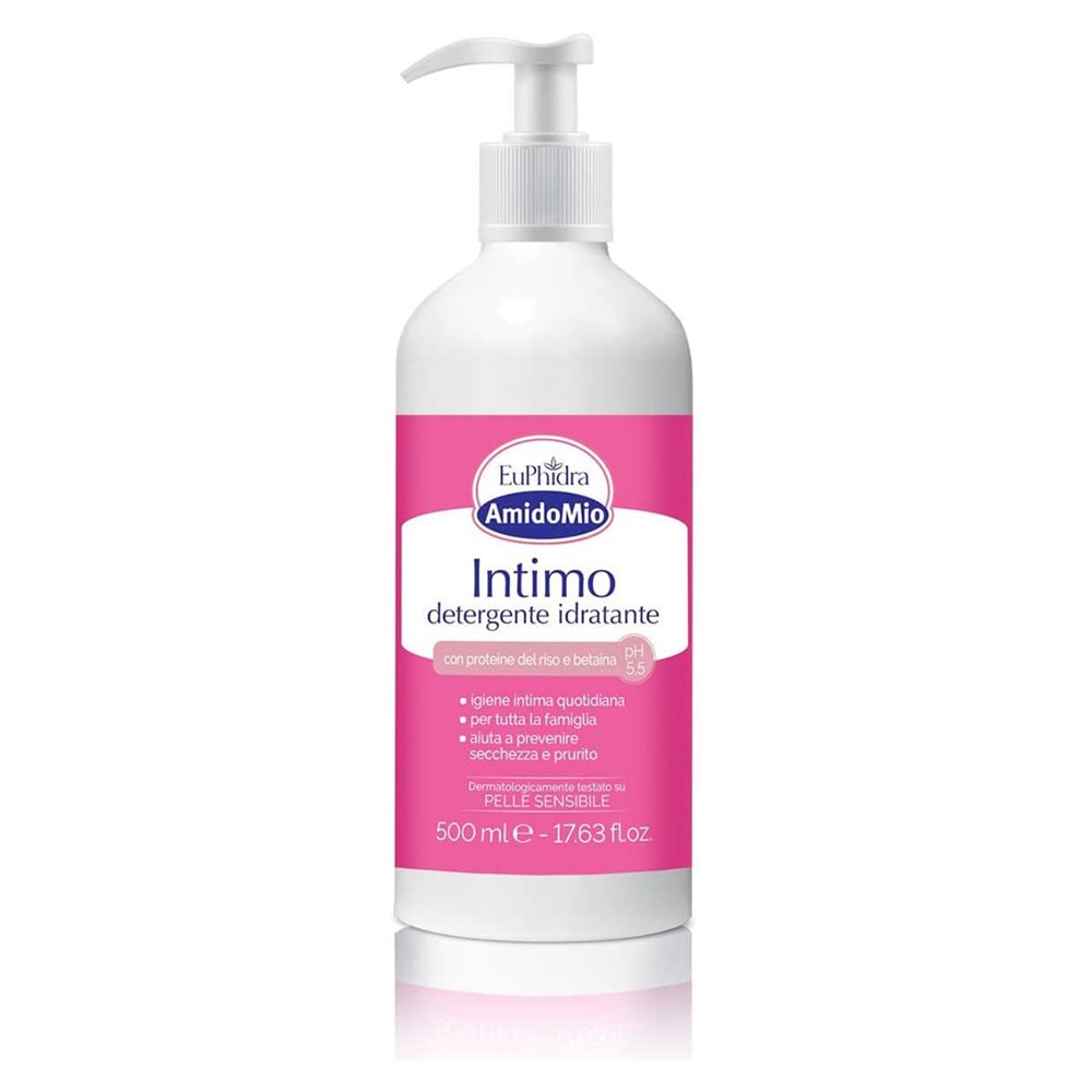 Euphidra Underwear Detergent Moisturising Cream Hygiene Intimate Daily Prevention Dryness and Irritation 500 ml