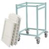 Bristol Maid Caretray Trolley, Low Level, 3 Double Trays (CT108NH3L) view 2