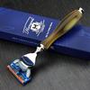 5 Razor Blade Compatible Razors with Horn Replica Handle | Shaving and Grooming Tools for Men | Gift for Him view 3