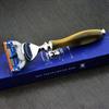 5 Razor Blade Compatible Razors with Horn Replica Handle | Shaving and Grooming Tools for Men | Gift for Him view 4