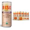 RISE Brewing Co. Nitro Cold Brew - Low Acidity, Slightly Sweet & Refreshingly Smooth 130 Calories Oat Milk Latte 12 Pack view 1