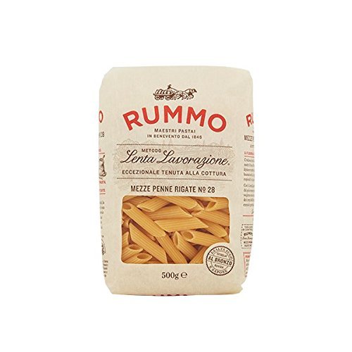Rummo Mezze Penne Rigate Gr. 500 [6 Packages]