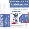 BetterYou Multivitamin Kids Oral Spray, Vitamin Supplement, Sugar Free Chocolate and Marshmallow Flavour, 1-Month Supply, Tablets and Gummies Free Vitamin view 1
