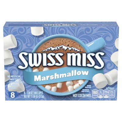 Swiss Miss Marshmallow Hot Cocoa Drink Mix 8 Sachet 313g