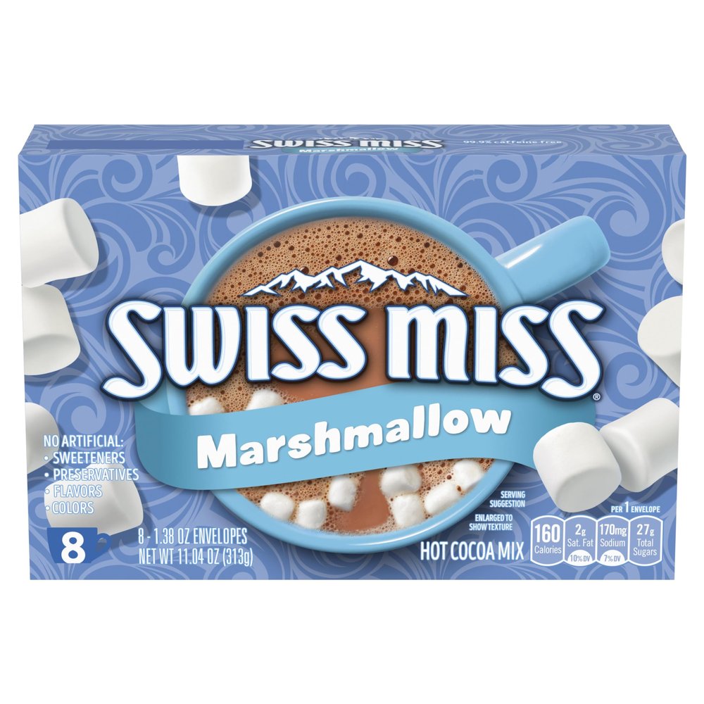 Swiss Miss Marshmallow Hot Cocoa Drink Mix 8 Sachet 313g