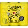 24 x Schweppes Indian Tonic (24 x 0.33 L Disposable Containers) Low Calorie view 1
