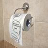 Joke Toilet Paper  Novelty Funny Gag Gift Bathroom Paper Roll Jokes On Every Square Fits On Any Holder view 2