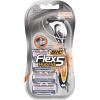 BIC Flex 5 Hybrid, Men's 5-Blade Razors, Precision Blade for Accuracy, Pack with 1 Handle and 4 Refills view 1