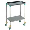 AW Select Treatment Trolley with 60cm Guard Lip Tray (AWSH250) view 1