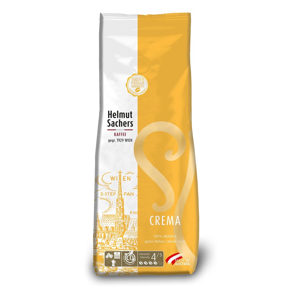 Helmut Sachers Kaffee Cream, Whole Beans, 500g
