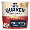 Quaker Oat Protein Original Porridge Pots, 6 x 49 g view 1
