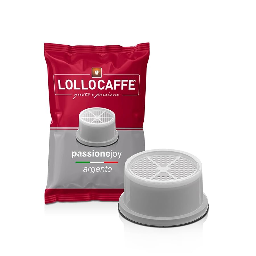 100 Capsules Coffee - Argento - Comp. Lavazza Espresso Point - Lollo Coffee