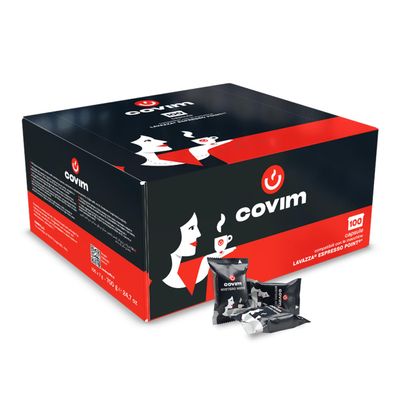 100 Capsules Coffee - Epy Extra - Comp. Lavazza Espresso Point - Covim