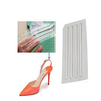6Sheets(24PCS) Clear Silicone Thin Adhesive Tape Anti-wear Back Foot Stickers High Heel Shoes Cushion Care for Women Lady Girls