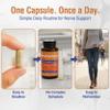 Alpha Lipoic Acid 300mg with Vitamin D3, B1 (Thiamine), B2 (Riboflavin), B6 (Pyridoxine Hydrochloride), B12 (Methylcobalamin) One-per-Day Neuropathy Supplement for Everyday Balance 30 Capsules view 3