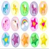 15 x 2 inch cupcake toppers rainbow unicorn edible wafer paper view 1