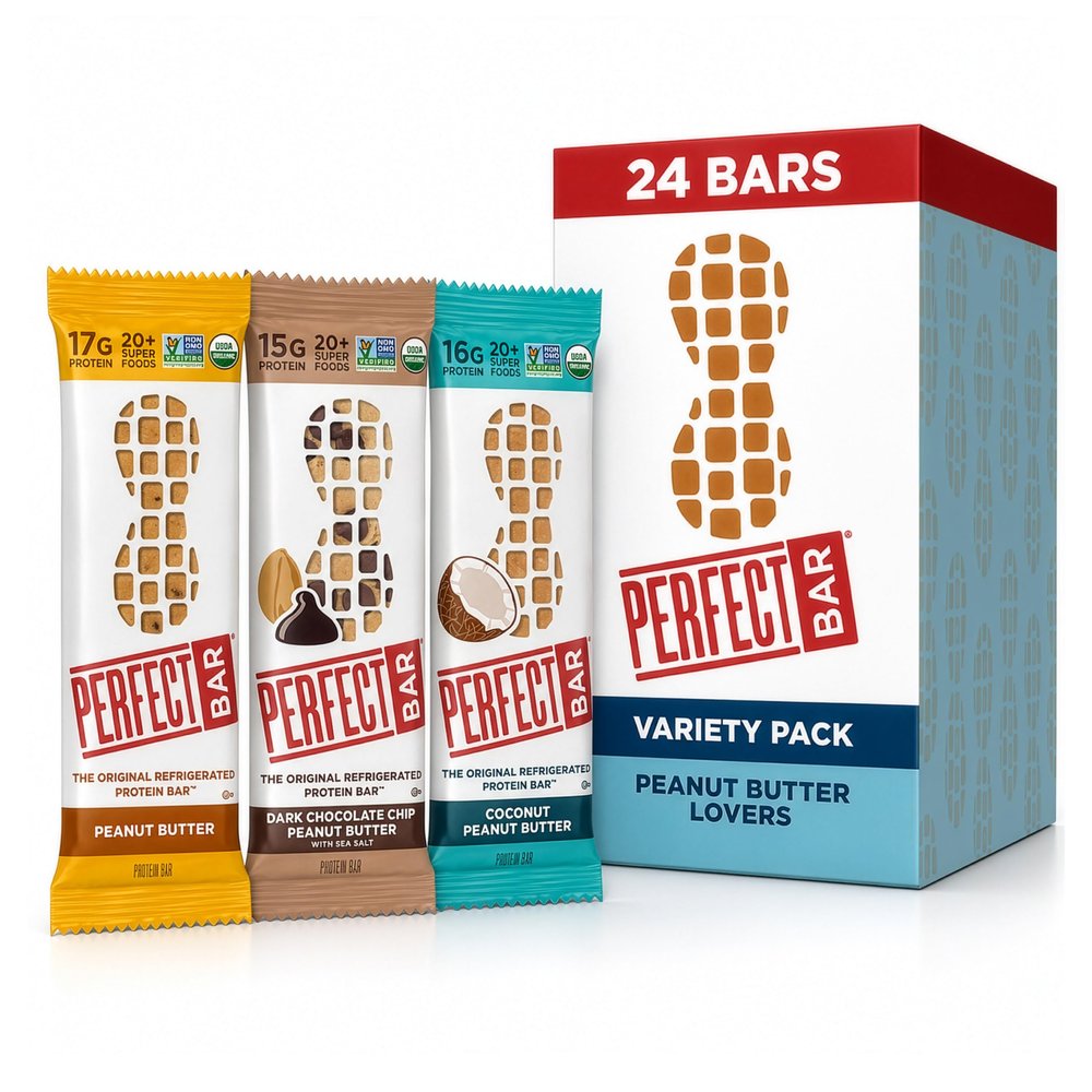 Perfect Bar Original Refrigerated Protein Bar, Peanut Butter Lover's
