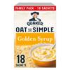 Quaker Oats So Simple Golden Syrup Porridge, 18x36g view 1