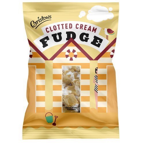 Bristows Bag of Individually Wrapped Clotted Cream Fudge (12 Pack)