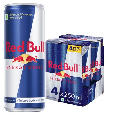 Red Bull Energy Drink, 250 ml (4 Pack)