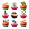 24 Stand Up Summer Music Festival Themed Edible Wafer paper Cake Toppers Decorations view 1