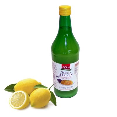 Lt 1 Lemon Juice Concentrate 100% Lemon Juice in Glass Bottle