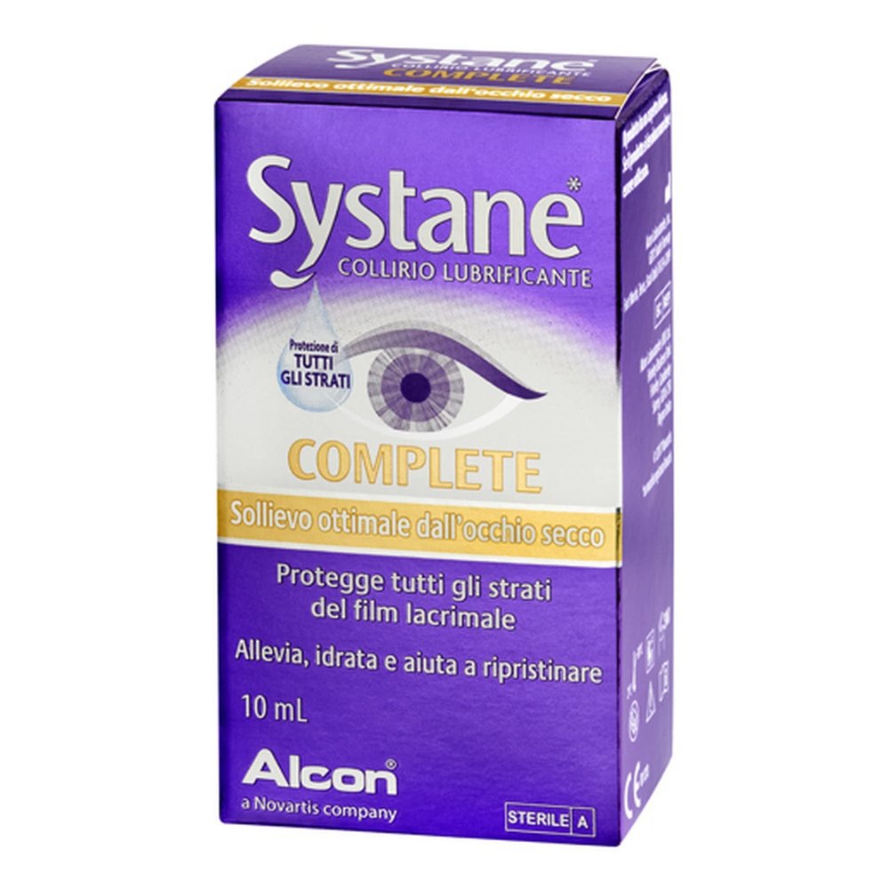 Alcon Systane Complete Collirio Lubricant Drops, 10.0 milliliter, Unscented, Unisex