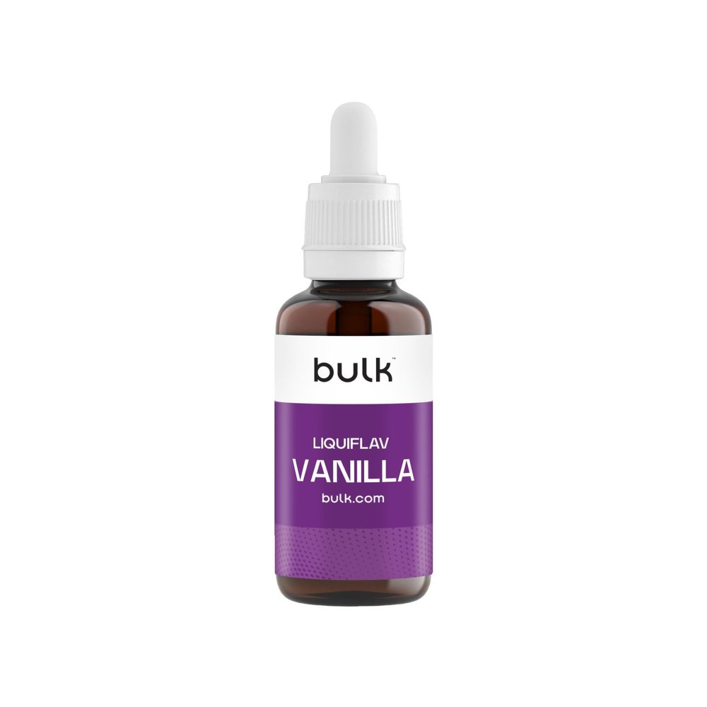 Bulk LiquiFlav, Flavour Drops, Vanilla, 50 ml, Packaging May Vary