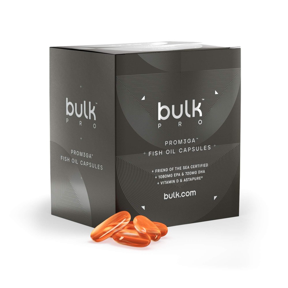 Bulk PROM3GA Softgels, High Strength Fish Oil, 3300 mg Fish Oil, 1080 mg EPA, 720 mg DHA Per Serving, Pack of 90, 30 Servings