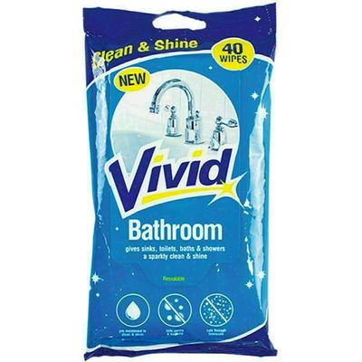 Bathroom Wipes - 40 Pack [LL] [Poly]