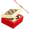 Ghasitaram Gifts Rakhi Gifts for Brothers Rakhi Chocolate Lazer Nutties Box with Pearl Rakhi view 1