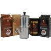Barbera NEAPOLITAN COFFEE POT 3 CUPS + GROUND COFFEE BLENDS KIT view 1